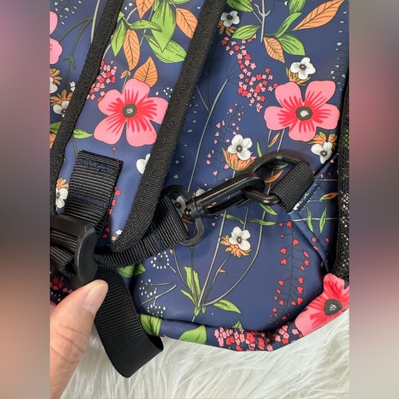 Mosiso Floral Print Crossbody Sling Daypack Backpack Travel Bag - Picture 7 of 11